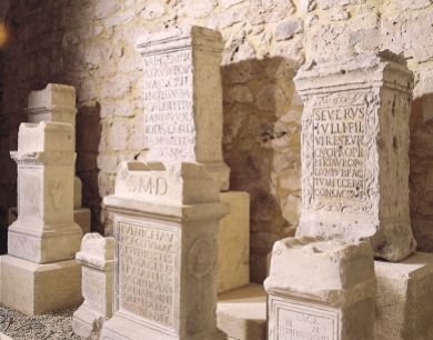 Autels tauroboliques du musée Archéologique de Lectoure